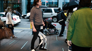 Honda Walking Assist: A Cybernetic Walk In Times Square